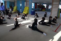 Ulus Ata Spor Stüdyoda Cimnastik Antrenmanları