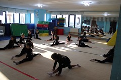 Ulus Ata Spor Stüdyoda Cimnastik Antrenmanları